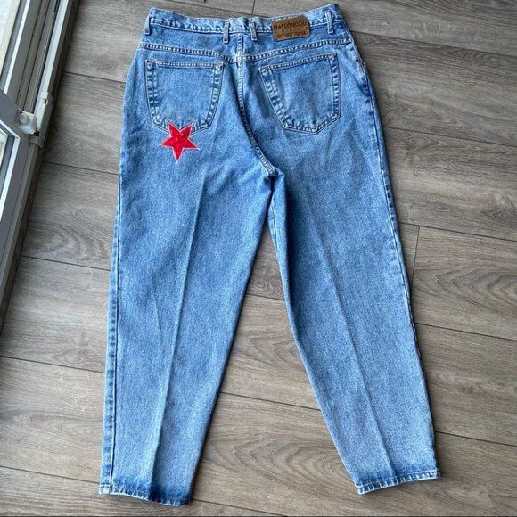 Vintage Patchwork Mom Jeans | Hollywood, The Jean People - Picture 13 of 16